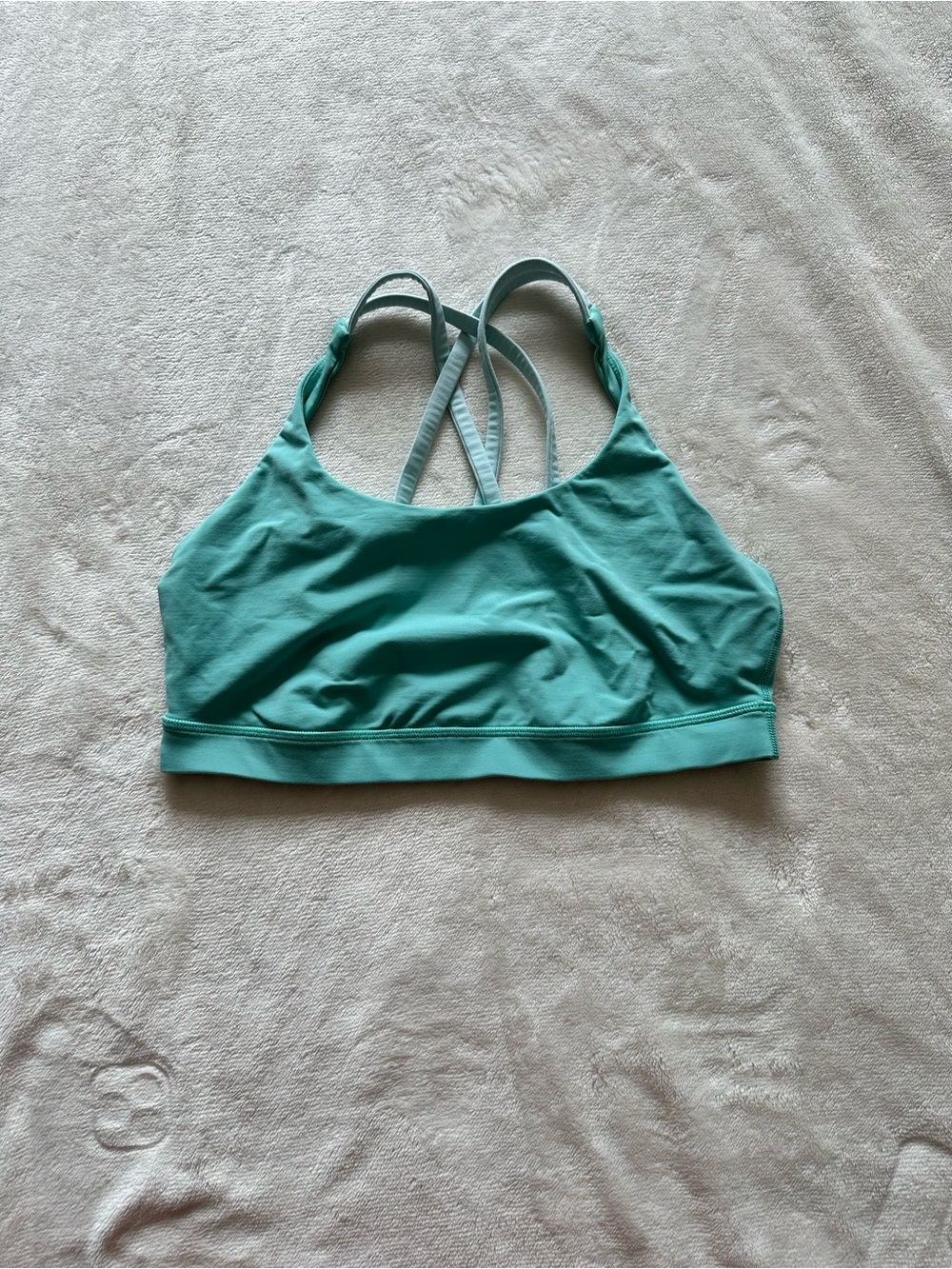 lululemon athletica Teal Strappy Sports Bra